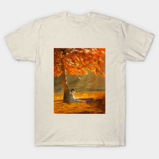 Fall Season T-Shirt by LEYUNART